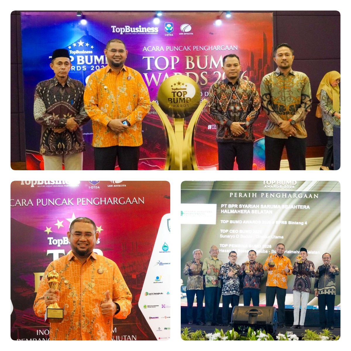 Hattrick Prestasi Hal Sel, Borong 3 Pengahargaan di Top BUMD Award 2026